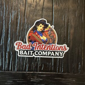 Bad Intentions Bait Company Sticker