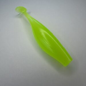 neon green paddle tail fishing lure