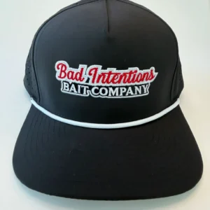 Black Bad Intentions Bait Company cap